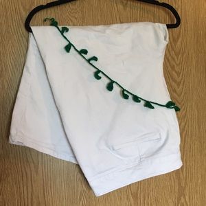 Jessica London White Denim Capris Plus Size 24w